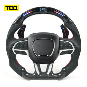 Palancas de cambio magnéticas de fibra de carbono TDD LED compatibles con Dodge Challenger - Product Image 1