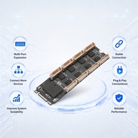 Carte série RS232 M.2 intégrée à 8 ports, carte d'extension industrielle M2 B+M Key DB9, adaptateur PCIe EXAR XR17V358, 15Mbps, 16550