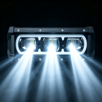 Barre lumineuse LED Angel Eyes DRL 30/60/90/120/150/180/210/240W, 240W IP68, 8-54 pouces, phare auxiliaire pour voitures 4x4, camions tout-terrain