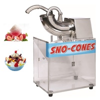 110V/220V Nieuwe Elektrische IJsschaafmachine Sneeuwkegelmaker RVS Geschaafde IJsmachine Te Koop
