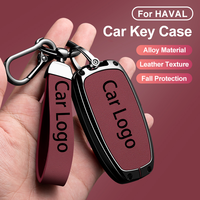 Étui de clé de voiture télécommande en alliage de zinc pour Haval Great Wall, style professionnel, personnalisé, prix de gros