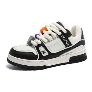 Chaussures de marche à plateforme épaisse, baskets décontractées à lacets, légères, antidérapantes, à bout rond, pour un usage quotidien - Product Image 5