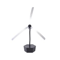 Rechargeable USB Batterie Fly Fan Insect Mosquito Repellent Fan Soft Blade Keep Flies Bug Away Soft Blade Mouches for Indoor