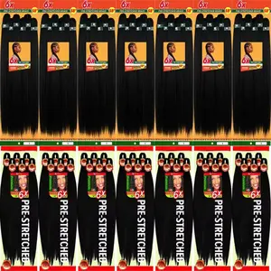 Venta al por Mayor de Cabello Trenzado Yaki Preestirado de 38 Pulgadas y 180g, Cabello para Trenzas Expression EZ para Mujeres Negras - Product Image 4