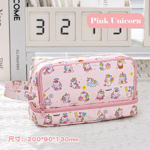 Bán buôn phim hoạt hình bút chì trường hợp công suất lớn Oxford vải năm lớp tổ chức với xử lý sinh viên Quà tặng khuyến mãi tùy chỉnh OEM - Product Image 3