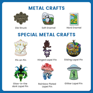 หมุดหมวกเคลือบบัตรโลหะของขวัญส่งเสริมการขายจากโรงงานจีน - Product Image 3