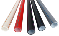 Tuyau de Conduite en PEHD de 25 mm avec Noyau en Silicone, Codage Couleur Orange Bleu Rouge, pour Câble Fibre Optique Souterrain FTTH 5G