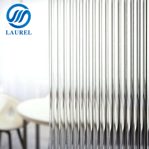 Puerta de Vidrio Acanalado para Decoración de Interiores, Láminas de Vidrio Bajo en <span class=keywords><strong>Hierro</strong></span> de 5 mm y 6 mm para Exportación - Product Image 2