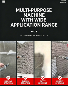 Máquina pulverizadora de masilla, máquina pulverizadora ignífuga, máquina pulverizadora de <span class=keywords><strong>mortero</strong></span>, máquina pulverizadora de cemento, máquina de enlucido de cemento, máquina pulverizadora eléctrica de <span class=keywords><strong>mortero</strong></span> diésel - Product Image 6