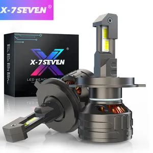 X-7SEVEN Kronos đôi ống 12V Faro led 9005 H7 160W 12V 36000lm 9006 đèn pha chiếu sáng phương tiện đi lại