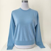 Pull en cachemire personnalisé avec logo, tricoté sur mesure pour femme, 100 % cachemire pur, chaud pour l'hiver, vente directe usine, faible MOQ