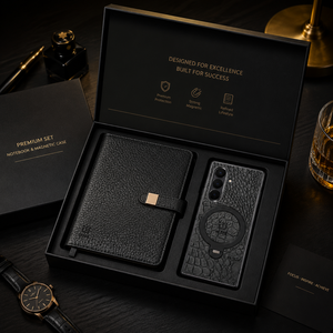 Estuche Magnético para Teléfono con Diseño de Lentejuelas Brillantes y Correa Morada, Set de Regalo, Resplandece con Estilo - Product Image 3