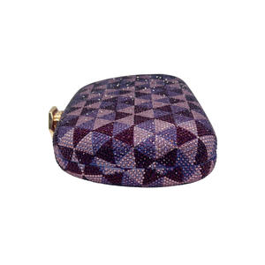 Bolso de Noche Brillante con Cristales para Mujer, Cartera de Mano con Asa Superior y Pedrería, Bolso Triangular de Moda para Salir de Noche o a Discoteca - Product Image 6