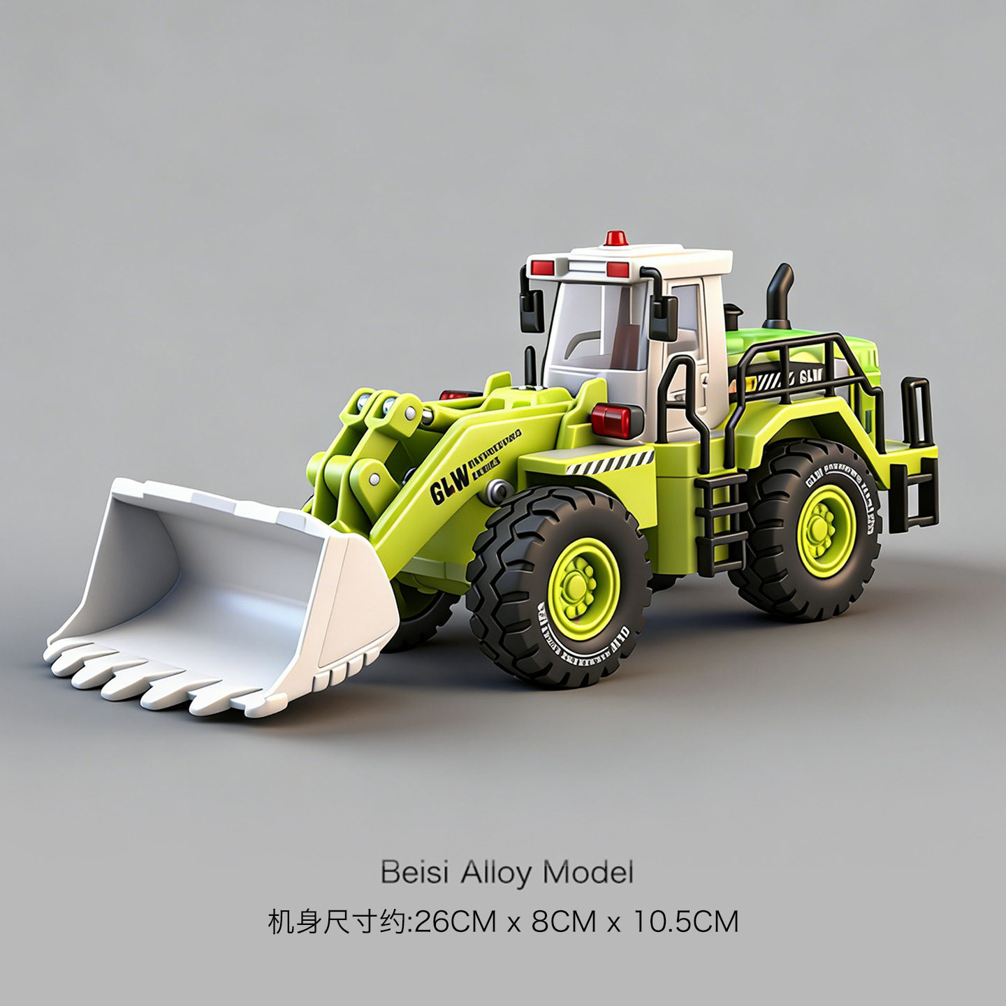 Bulldozer verde