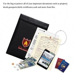 Office Supplies Fiberglass <b>A4</b> File <b>Folder</b> Waterproof Fireproof <b>Document</b> Bag - Product Image 5