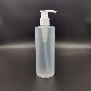 300ml 500ml botella de Gel de ducha transparente verde brillante hombro plano plástico 10oz 16oz botella de champú cuerpo era botella de loción - Product Image 6