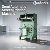 Máquina de Serigrafía Semiautomática de un Solo Color, Equipo de Impresión de Funcionamiento Estable, Fácil de Operar, Alta Eficiencia