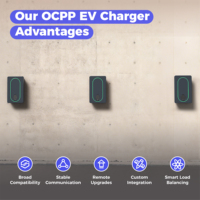 Cargador de Pared para Vehículos Eléctricos de 7kW, Precio de Fábrica, Control Inteligente OCPP 1.6J, Tipo 2