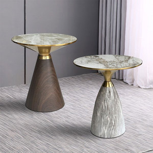 Vente directe d'usine, table basse moderne italienne minimaliste, structure <span class=keywords><strong>en</strong></span> acier inoxydable, plateau <span class=keywords><strong>en</strong></span> pierre artificielle pour table de salon - Product Image 2