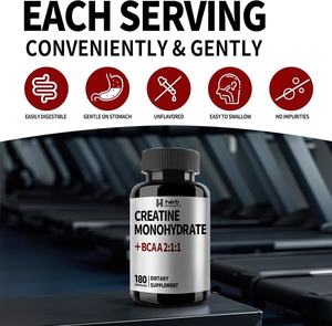 OEM/ODM Private Label Nutrition Micronized <b>Creatine</b> Monohydrate Capsules Keto Friendly <b>Creatine</b> Capsules - Product Image 5
