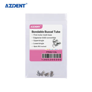 AZDENT diş Edgewise 022 cabrio Bondable ortodontik bukkal tüp - Product Image 2