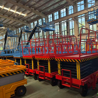 Plateforme élévatrice mobile à ciseaux, électrique et hydraulique, pour travaux en hauteur, tables élévatrices pour travaux de construction