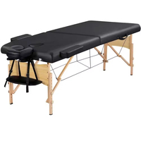 Direktverkauf ab Werk: Faltbare Tragbare Massageliege für Schönheitssalons, 2-teilige Holz-Gesichtsmassageliege