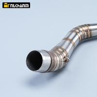 Nouveau silencieux d'échappement moto 51MM en acier inoxydable pour Yamaha Aerox 155, NVX 155, NVX 125 – Rétrofit/Amélioration