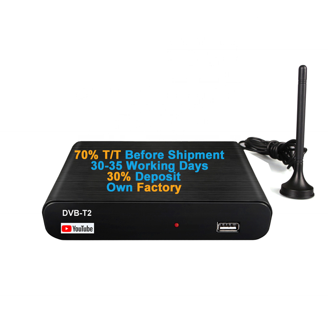 Discount High Quality Factory Price 1080P HEVC H.265 Full Hd Dvb T2 Digital Tv Receiver Tvbox SET TOP BOX Small TV BOX Albania