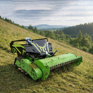<span class=keywords><strong>Tondeuse</strong></span> à <span class=keywords><strong>gazon</strong></span> <span class=keywords><strong>professionnelle</strong></span> à moteur diesel, puissante <span class=keywords><strong>tondeuse</strong></span> à fléaux télécommandée pour les herbes et les mauvaises herbes tenaces - Product Image 3