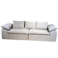 Canapé compressé style nordique au design minimaliste, doux et confortable, parfait pour la maison moderne