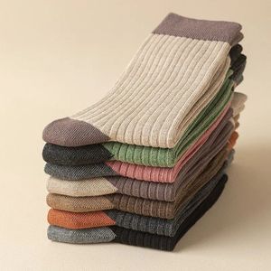 Women's Color Block Mid-Calf <b>Socks</b> One Size Odor Resistant Autumn Winter Wear - Product Image 4