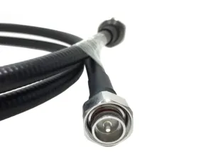 Best quality DIN 7/16 male pin TO mini DIN male for 1/2" super flexible cable assembly 2m length jumper