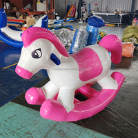 Jeu aquatique gonflable flottant, cheval aquatique pour enfants, jeu de piscine, cheval en PVC