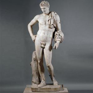 Escultura griega decorativa para exteriores, estatua de mármol blanco, tamaño real - Product Image 2