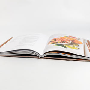 Libro personalizzato di alta qualità stampa con copertina rigida di colore pieno di carta e cartone stampa Gourmet ricetta del libro di cucina con la giacca di polvere - Product Image 5