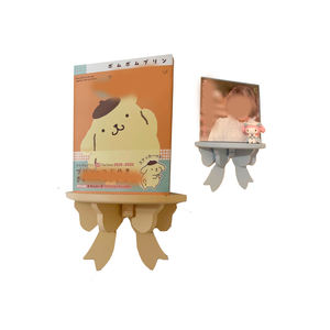 ชั้นวางของติดผนังลายโบว์ ดีไซน์สวยงาม แข็งแรง ทนทาน ทำจากไม้ - Product Image 1