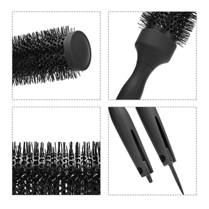 <span class=keywords><strong>Brosse</strong></span> thermique pour cheveux <span class=keywords><strong>en</strong></span> céramique <span class=keywords><strong>ronde</strong></span> extra longue, antistatique, prix de vente <span class=keywords><strong>en</strong></span> gros, couleur personnalisée, marque privée - Product Image 5