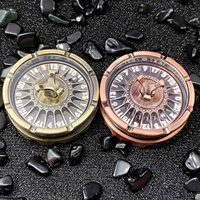 Dés en métal de haute qualité en bronze DND Large Roulette D20 pour les jeux de rôle