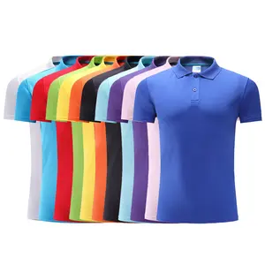 Bán Sỉ Áo Thun Polo Dáng Ôm Màu Trơn Tùy Chỉnh Cho Nam Áo Phông Polo In Hình Áo Polo Nam 100% Cotton