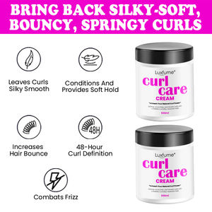 Crème définissante pour boucles, crème coiffante pour cheveux bouclés, marque privée, hydratante, dompte les frisottis, ajoute de la brillance, activateur de boucles - Product Image 3