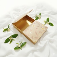 Cajas Cosméticas Rígidas de Lujo Personalizadas con Cierre Magnético y Logotipo Estampado en Caliente, Materiales Reciclados, Impresión a Cuatro Colores y Recubrimiento UV