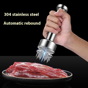 21 aiguilles tranchantes en acier inoxydable pour presse à hamburgers, attendrisseur, petit broyeur métallique pour steak, bœuf, <span class=keywords><strong>poulet</strong></span>, porc, pour piquer et attendrir - Product Image 2