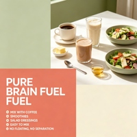 Lance Mct C8 Huile à Marque Privée Favorisant le Potentiel Brûleur de Graisses Acide Caprylique Haute Octane Carburant Céto ZÉRO GLUCIDES SANS ADDITIFS
