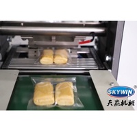 Machine d'emballage horizontale automatique pour petits biscuits, tasse, gâteau, biscuits, flux