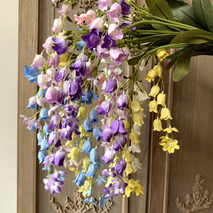 Tige de lys artificielle suspendue KW-F199, blanche, artificielle, pour la décoration florale de mariage - Product Image 2