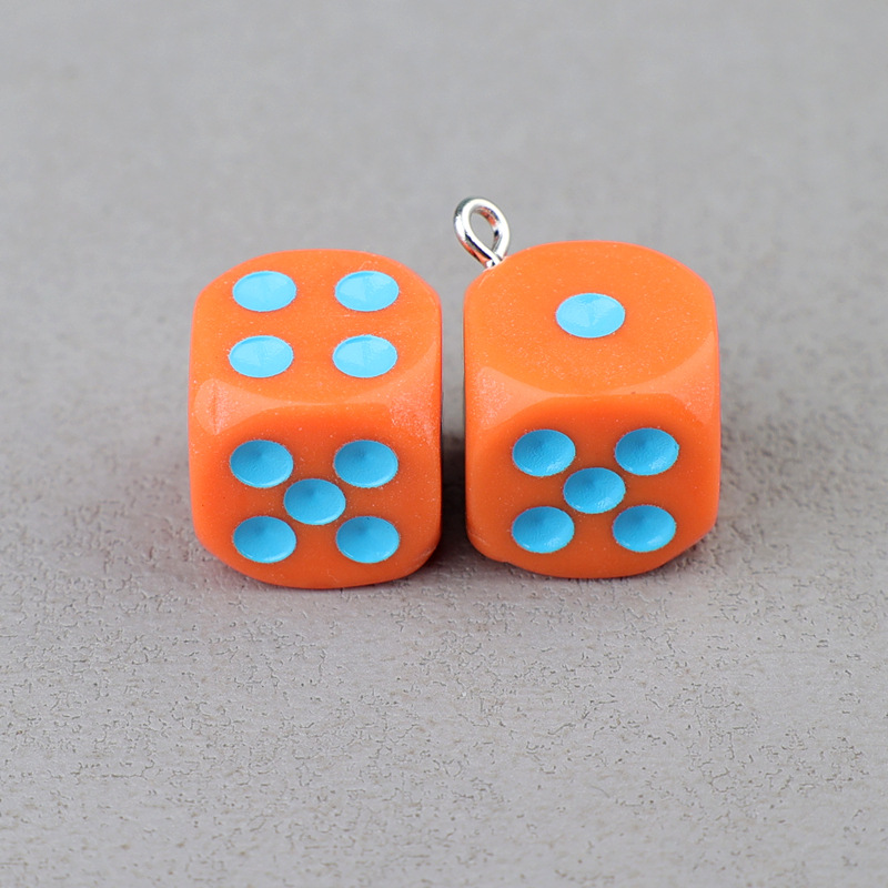 11 points orange-bleu clair