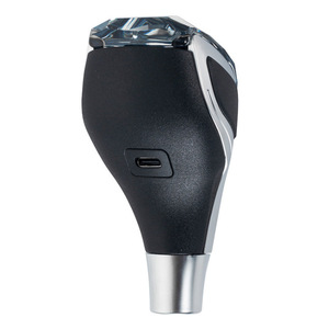 Pommeau de levier de vitesse en cristal pour voitures manuelles Toyota Mazda Mitsubishi, design ergonomique en alliage d'aluminium éclairé - Product Image 3