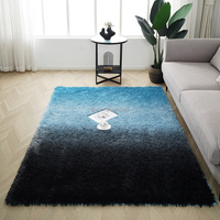 Tapis imprimé 3D à poils longs en fausse fourrure lavable, très vendu, pour la décoration de la maison