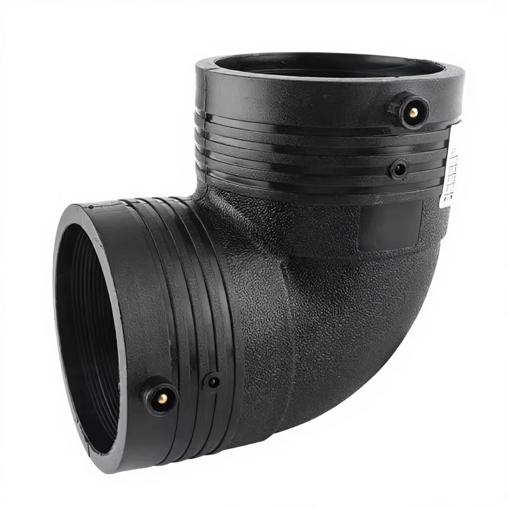 XINYIHONG HDPE Electrofusion Cast 45 Degree Elbow 1.6PN Pressure L50-L400 Model Smooth Surface Chemical Corrosion Fittings · image 2